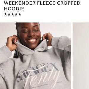 ISO Savage X Fenty Weekender Script Hoodie Sz XL